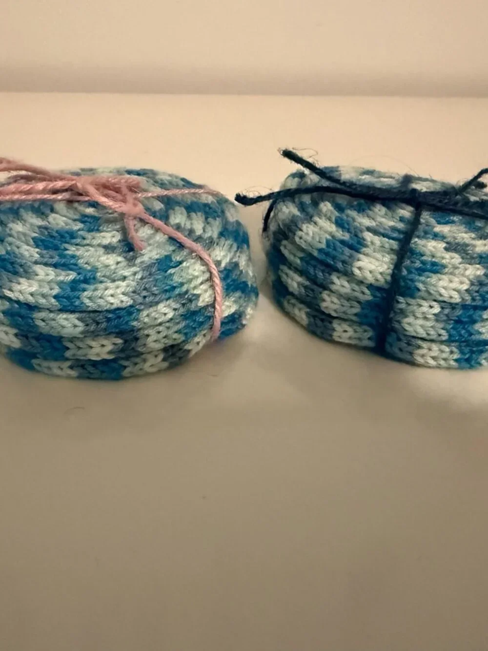 4 Handmade Crocheted Coasters, ~4